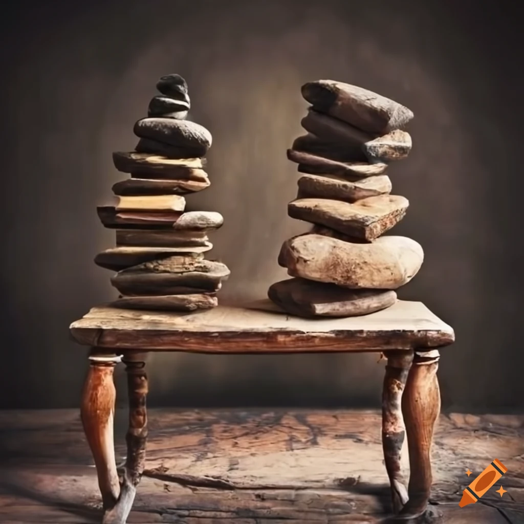 image of a stone cellar with books on a table