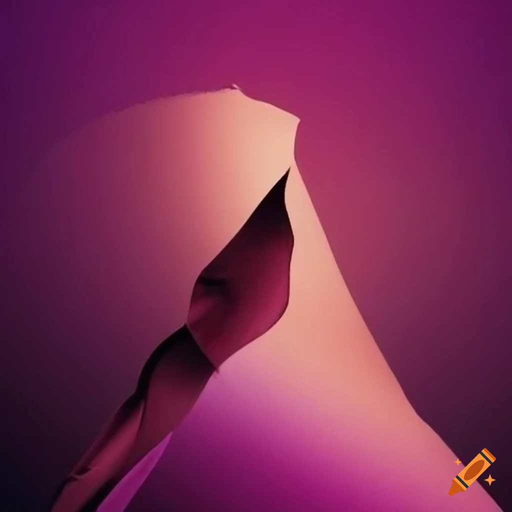 beige and pink gradient background with crumpled and ironed shirt