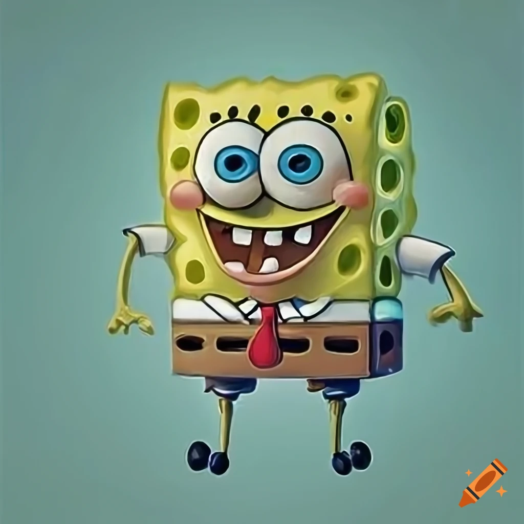 Spongebob with boba fett body mashup on Craiyon