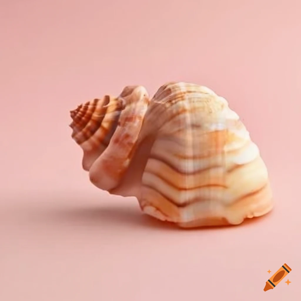 impressionistic portrayal of a seashell