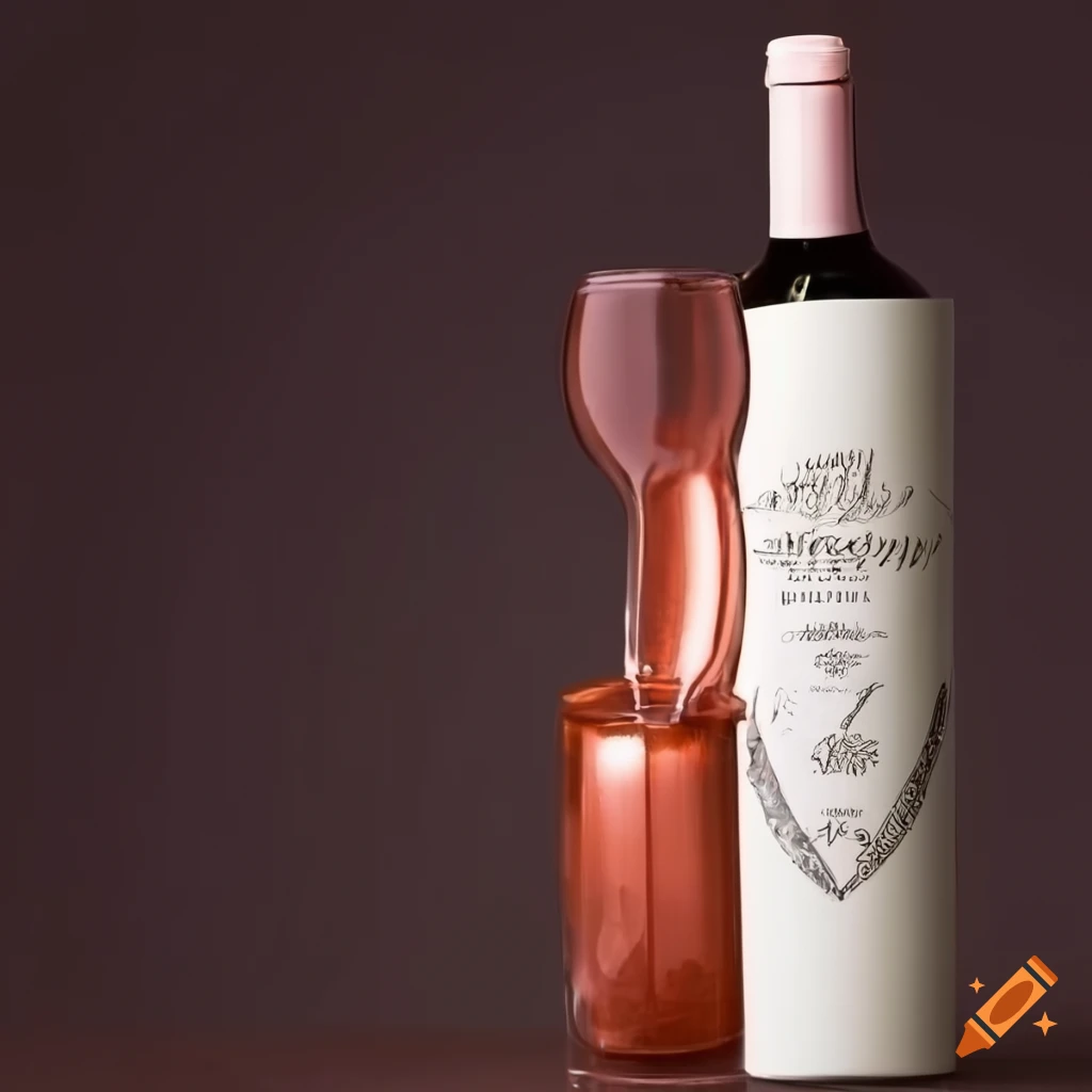 stylish wine bottle design for Fanagoria brand