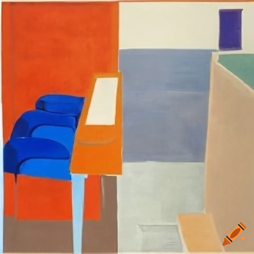 abstract artwork inspired by piano and architecture