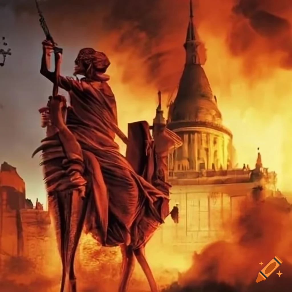 Illustration of suspension of habeas corpus and radicalized opposition