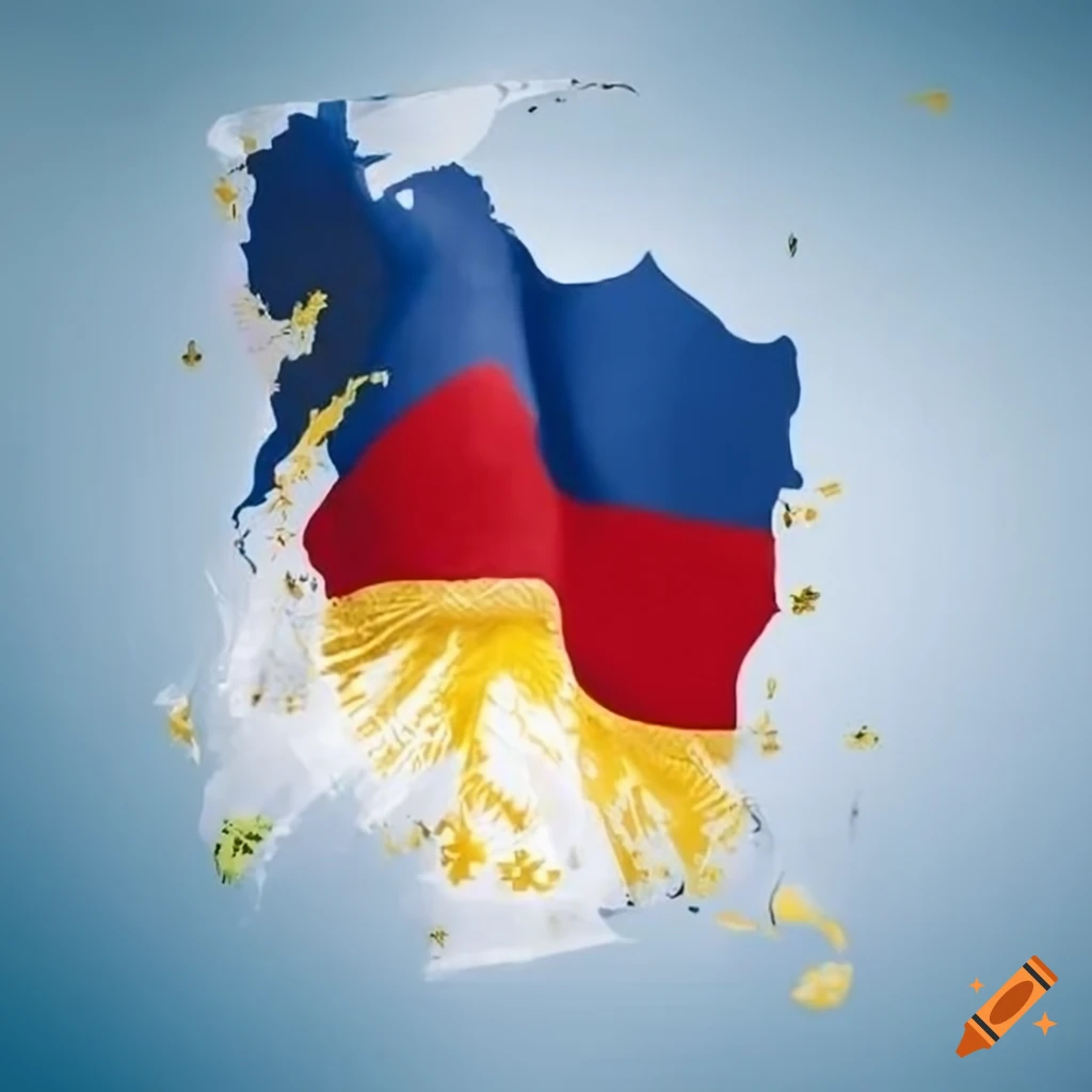 Philippine Flag Waving Gracefully On Craiyon