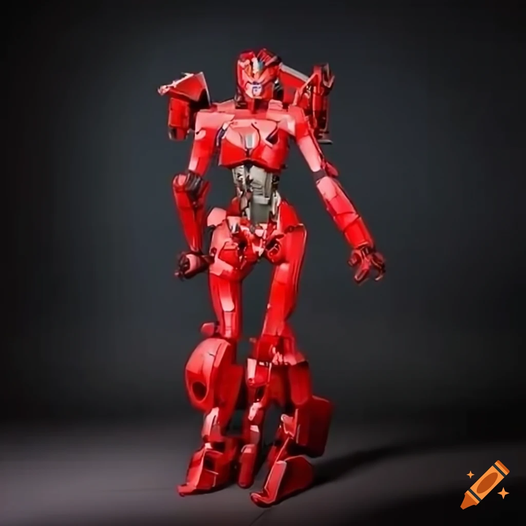 Transformers elite one figure with black, red, and white colors ...