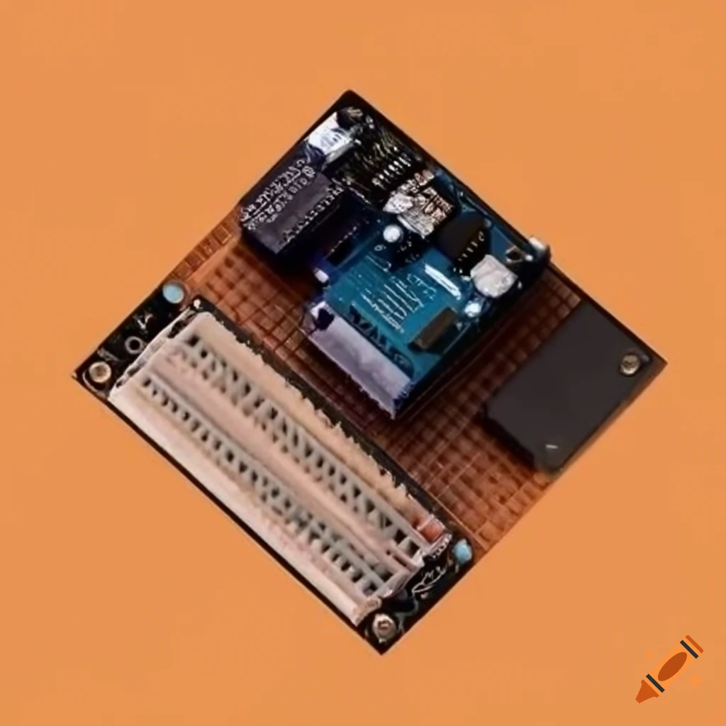 High-tech car controlled by arduino microcontroller with intricate ...