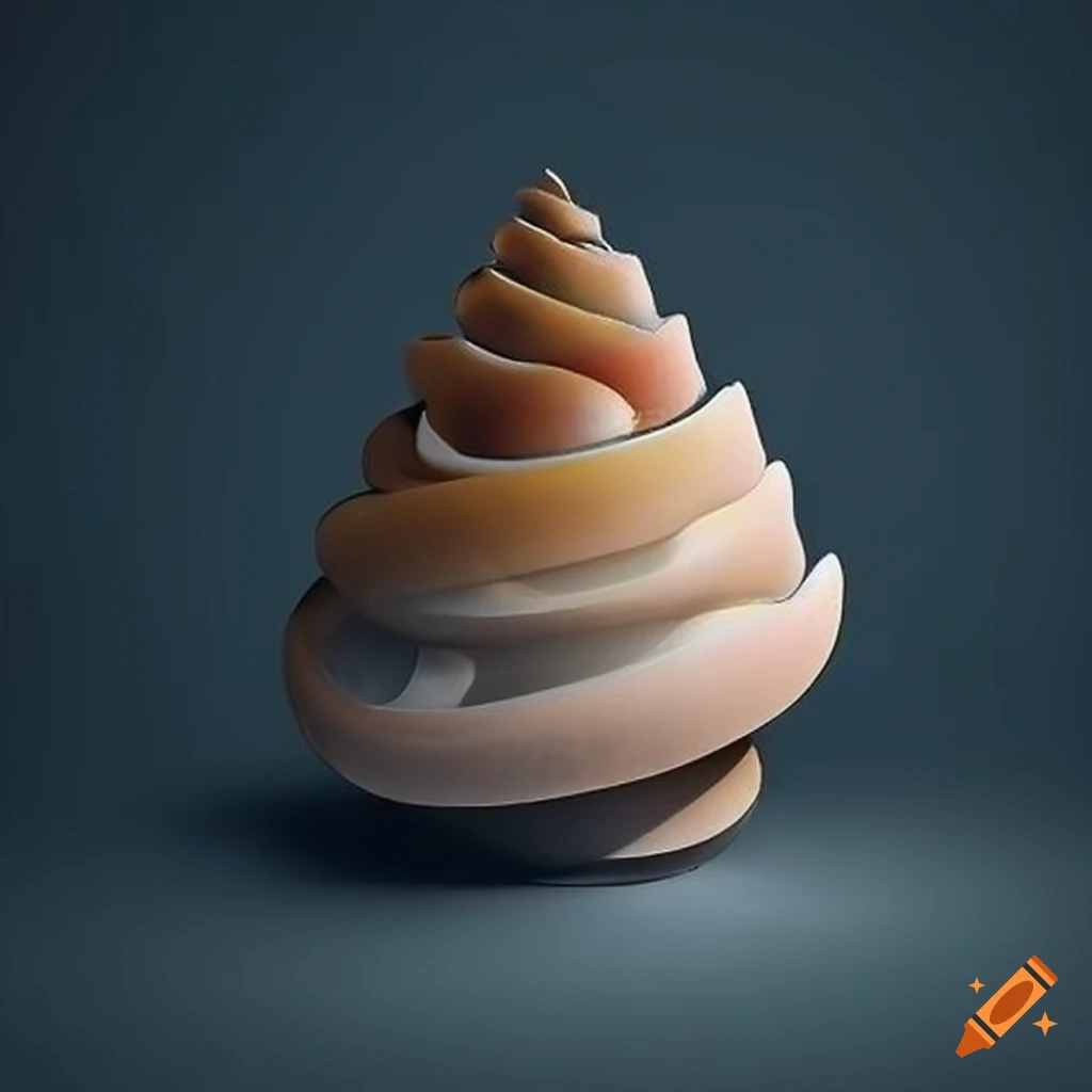 Architectural design inspired by snail shells on Craiyon