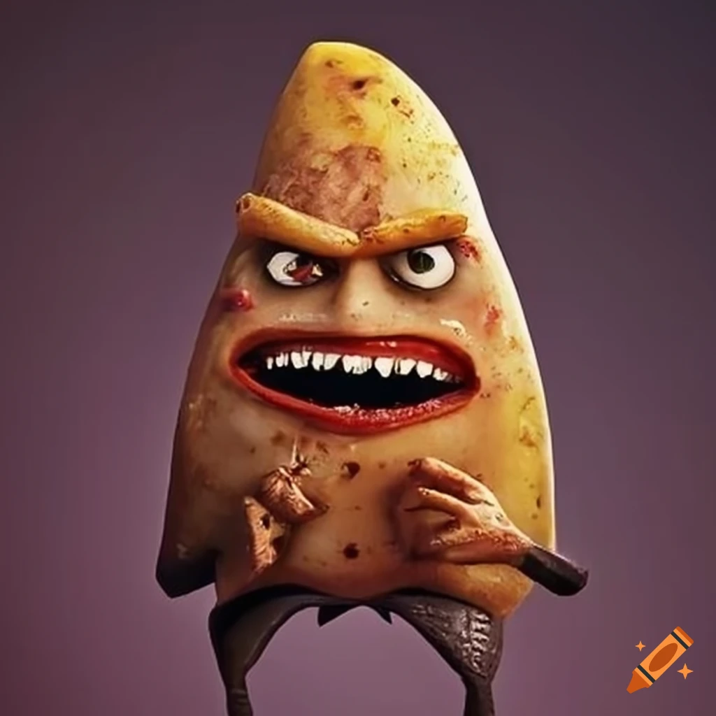 Villainous potato wedges on Craiyon