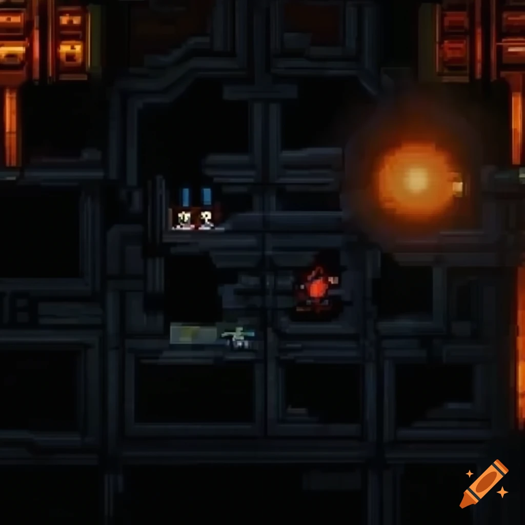 frozen Tourian tiles from Metroid Zero Mission