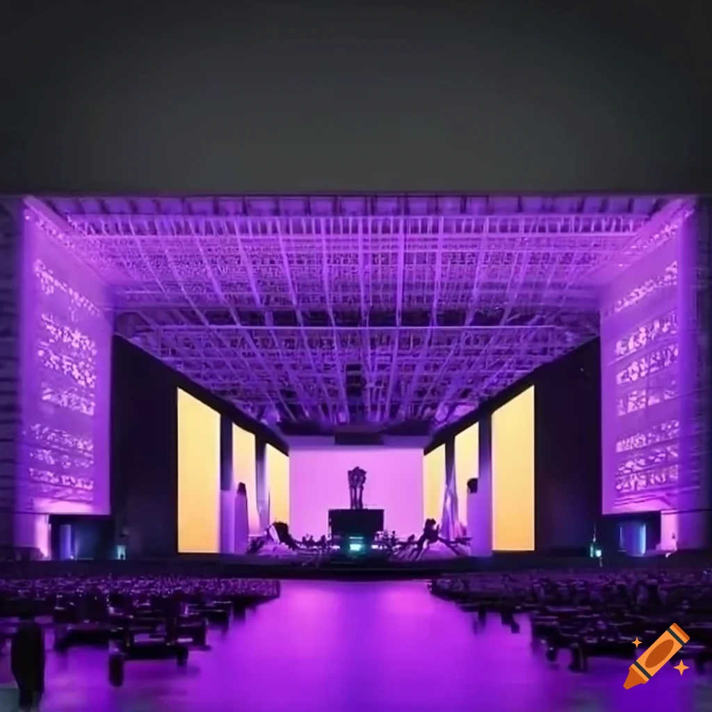 company-seminar-event-in-la-d-fense-with-purple-spotlight-on-craiyon