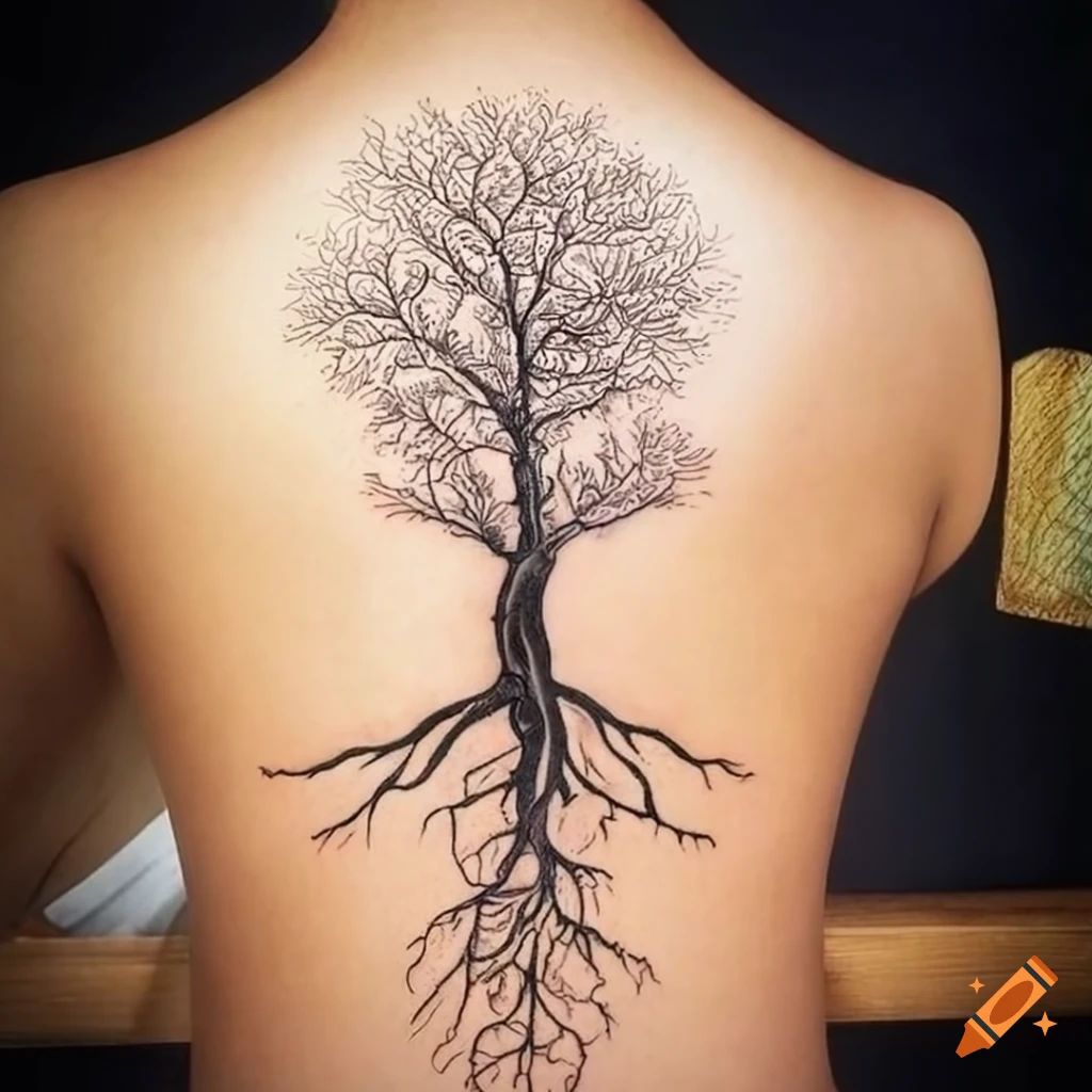 1,676 Tree Tattoo Minimalist Images, Stock Photos, 3D objects, & Vectors |  Shutterstock
