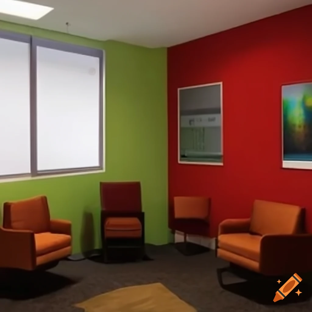 cgi image of a group counseling room
