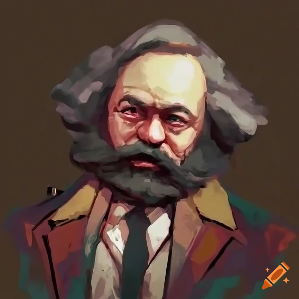 Karl Marx Holding Money In Gta V Style On Craiyon