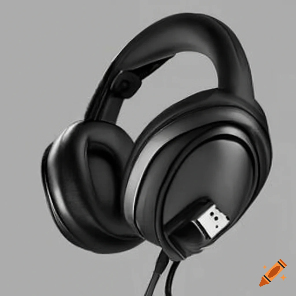 Players wearing headsets on Craiyon