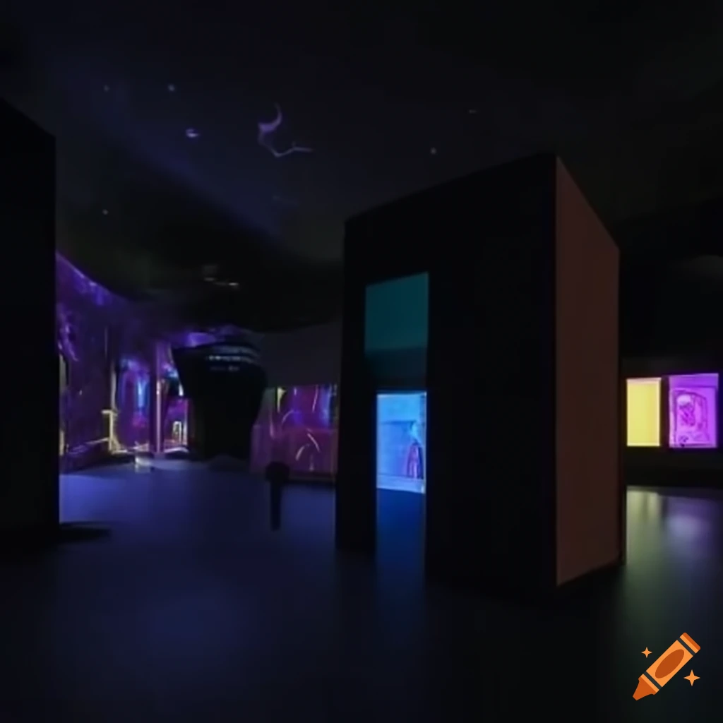 Immersive environment filled with virtual reality on Craiyon