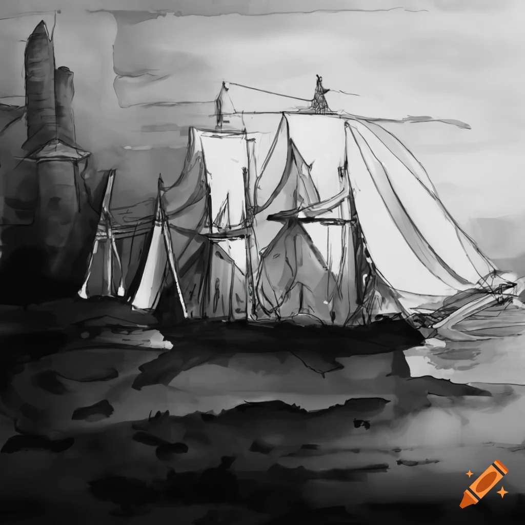 a port with ships and boats