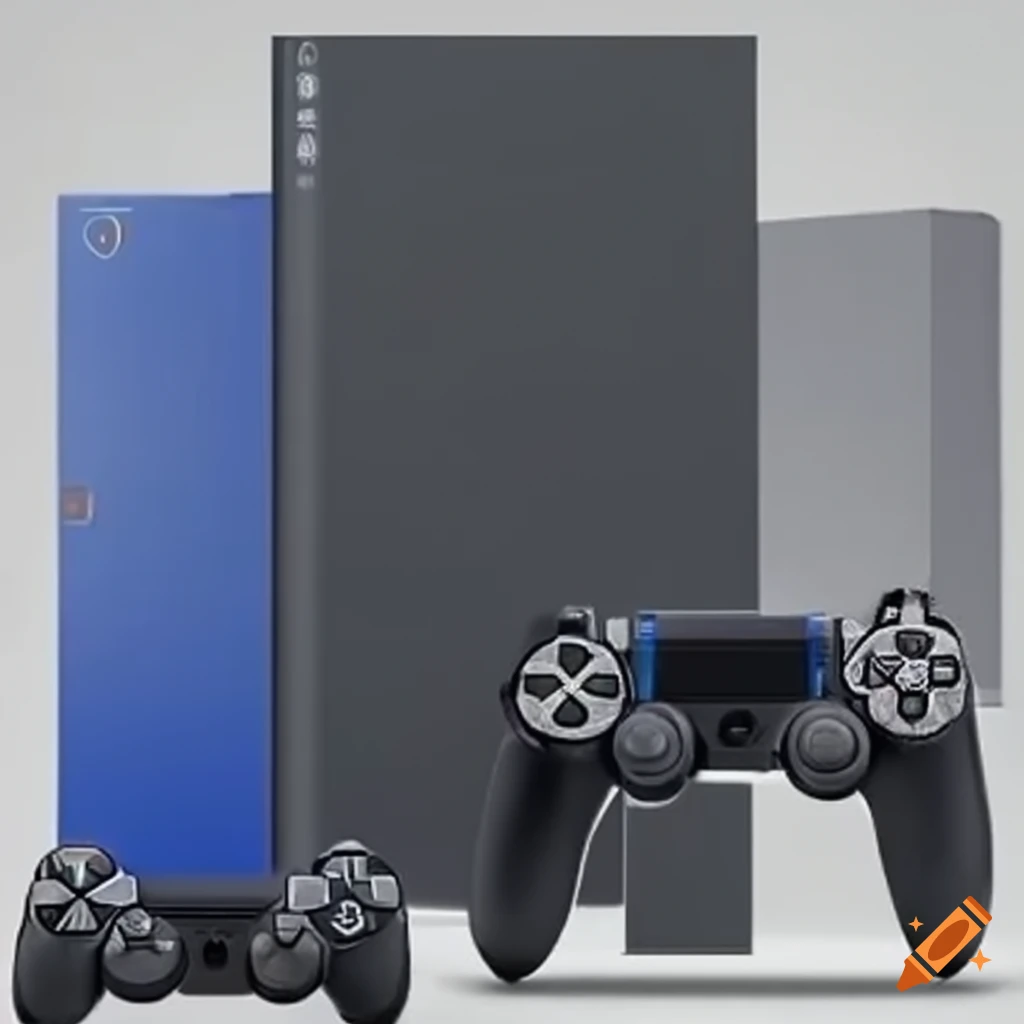 Image of a ps4 console on Craiyon
