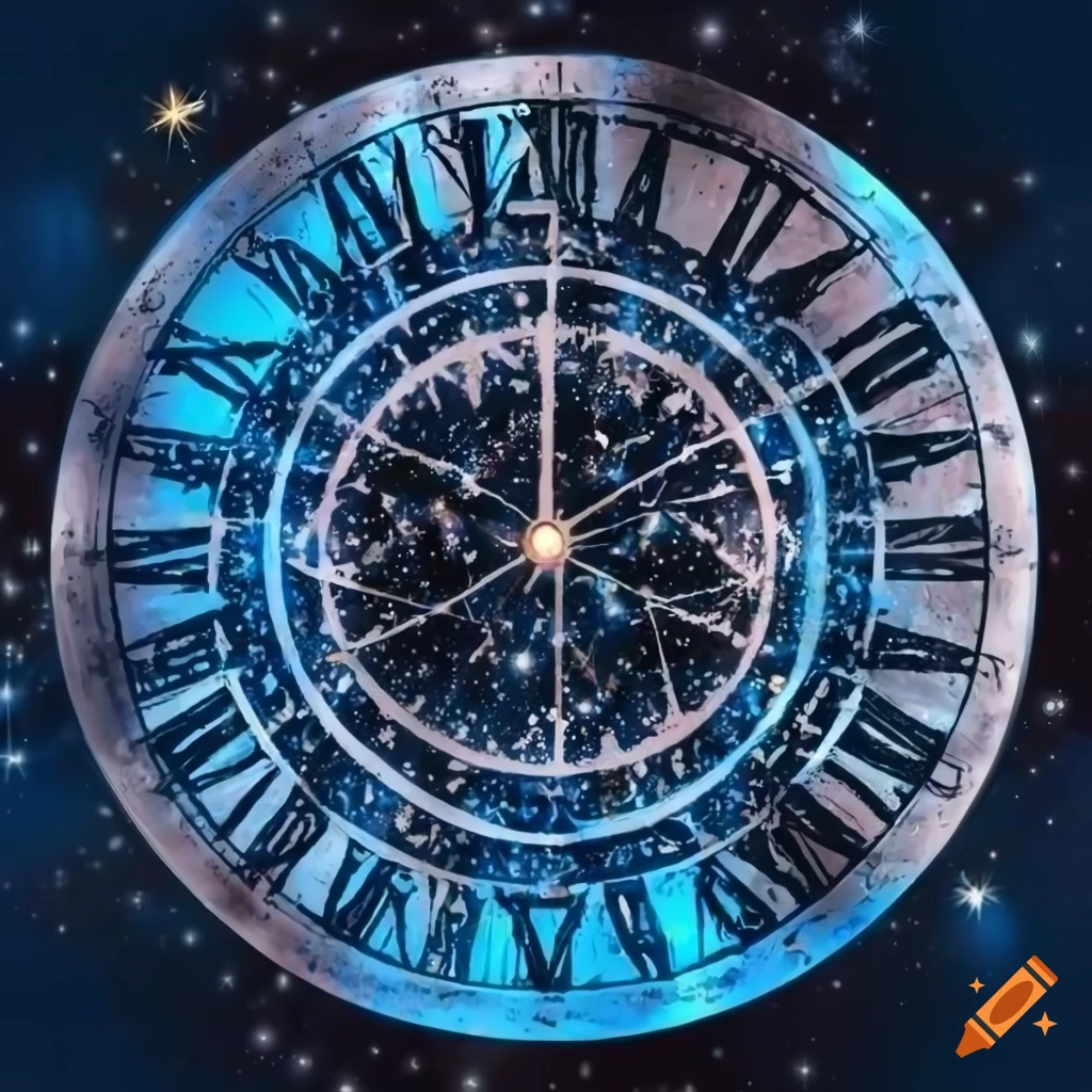 illustration of a radiant clock mechanism