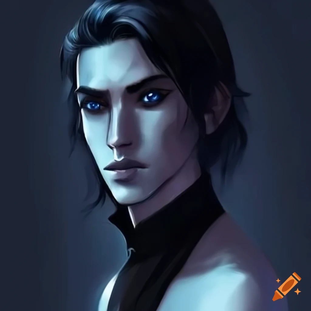 description-of-a-man-with-blue-skin-and-dark-blue-eyes-on-craiyon
