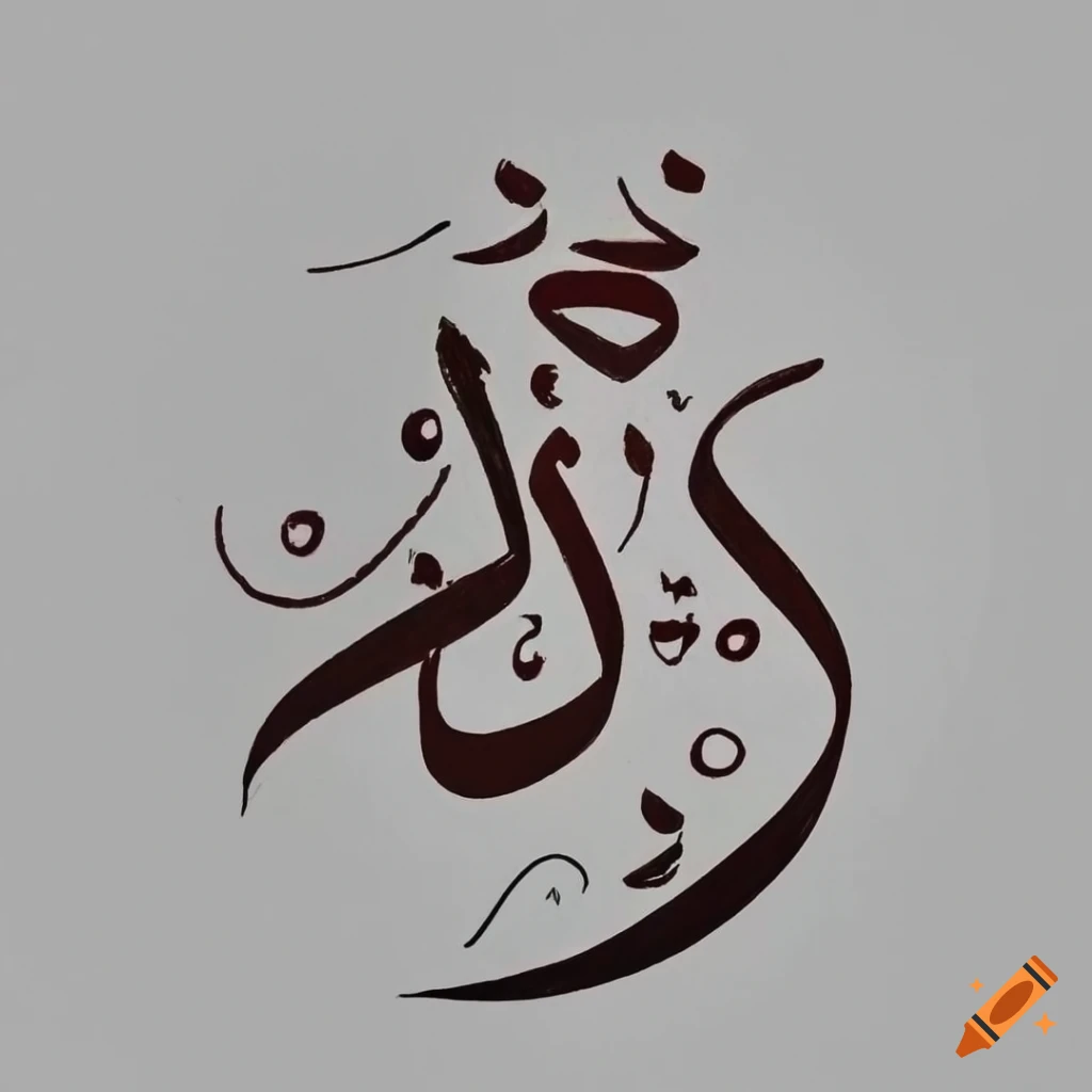 Hand drawn Calligraphy Of The Name Ayas On Craiyon