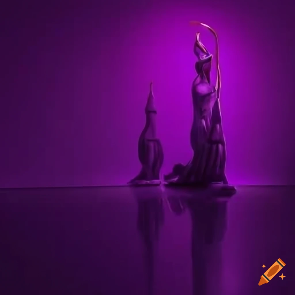 purple studio floor