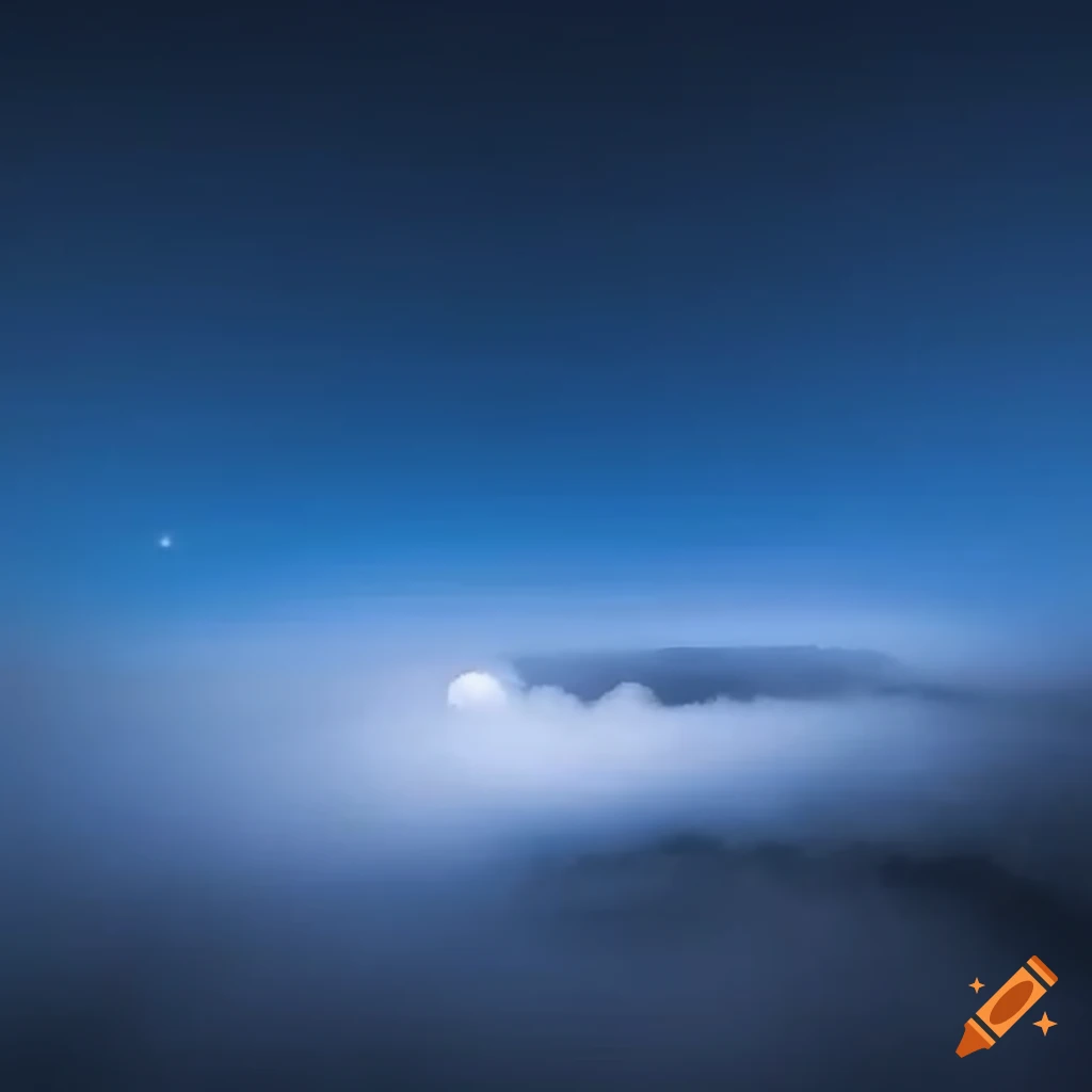 moody moonlit landscape with mist and mysterious atmosphere
