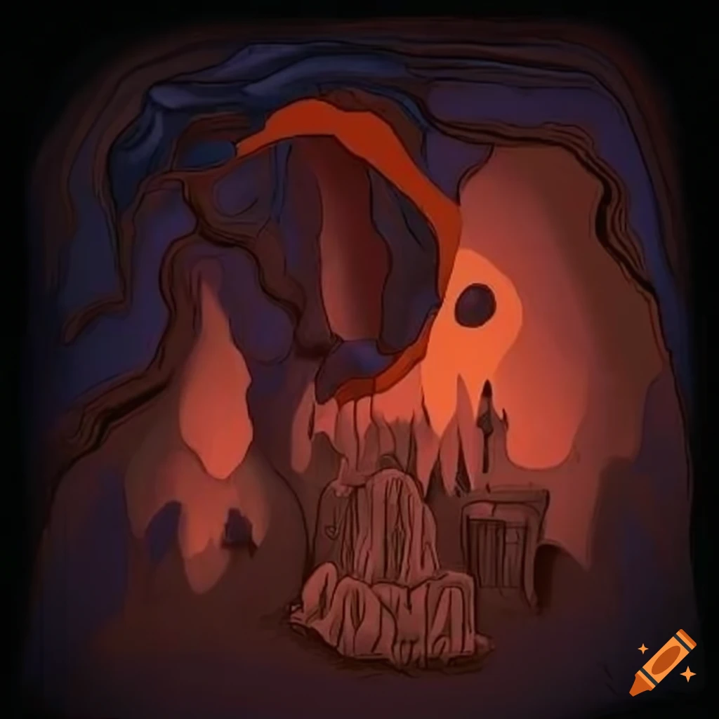 image depicting a rich subterranean realm