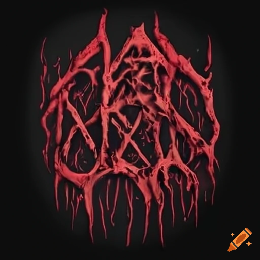 logo for the deathcore band "never"