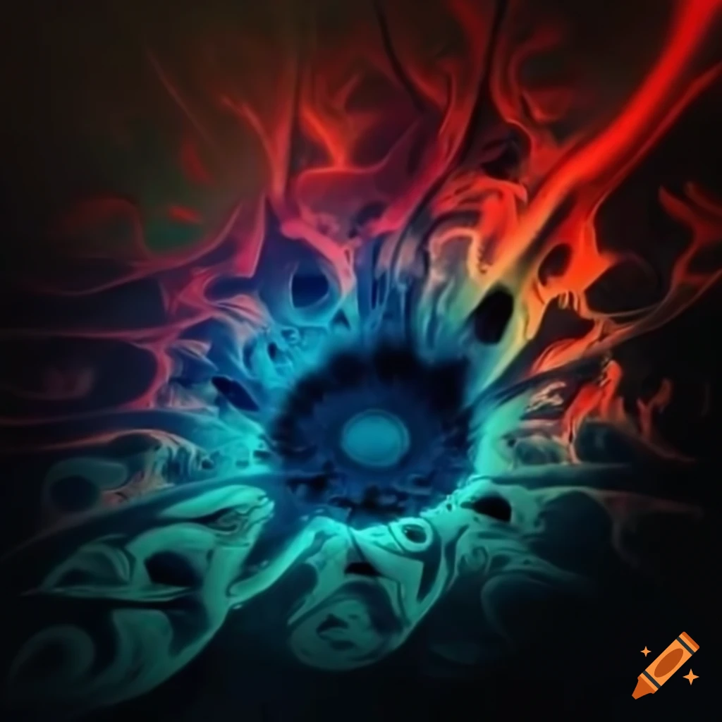 abstract representation of chaos