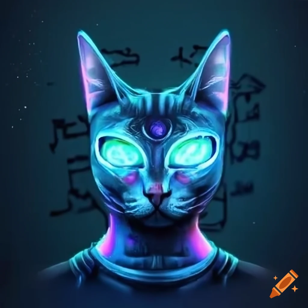 Cyberpunk cat