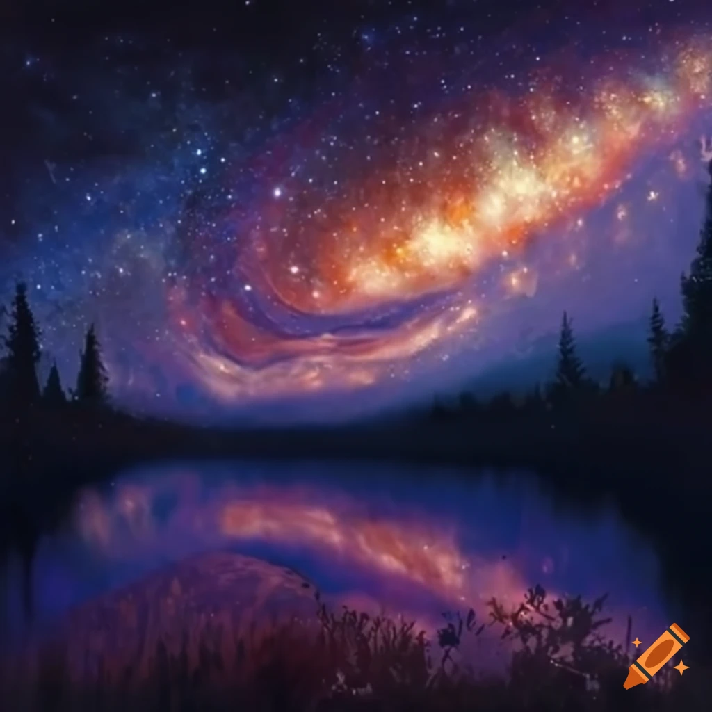 starry night sky in high quality
