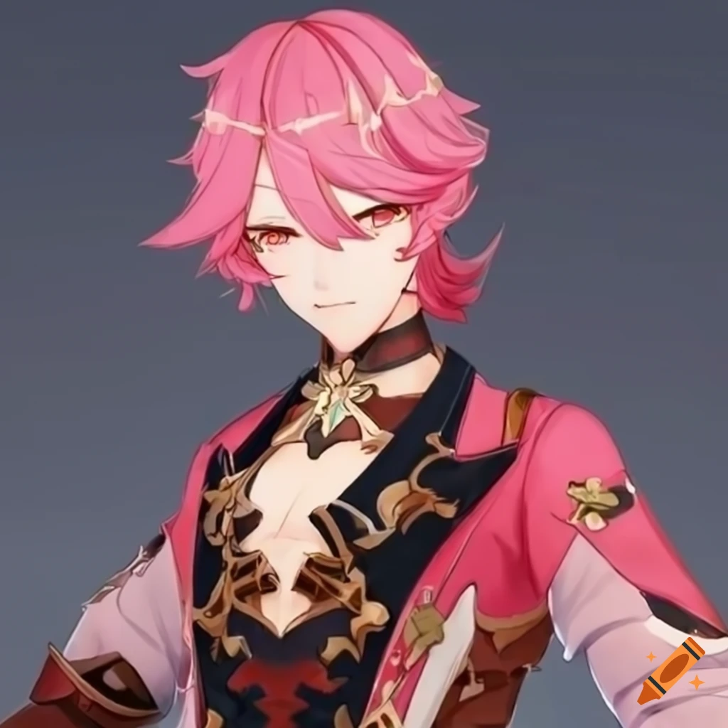 Pink haired genshin