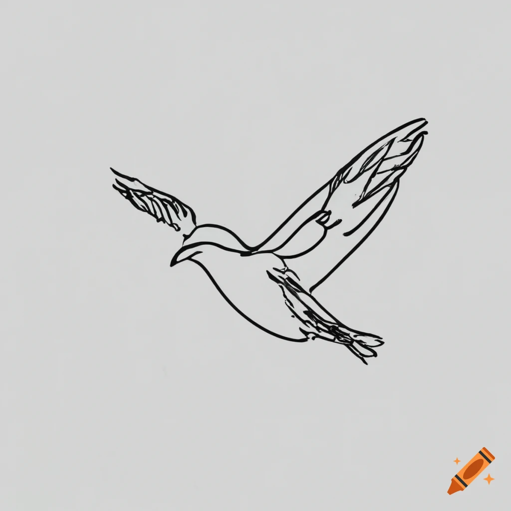 Bird Drawing Sparrow Vector Images (over 3,600)
