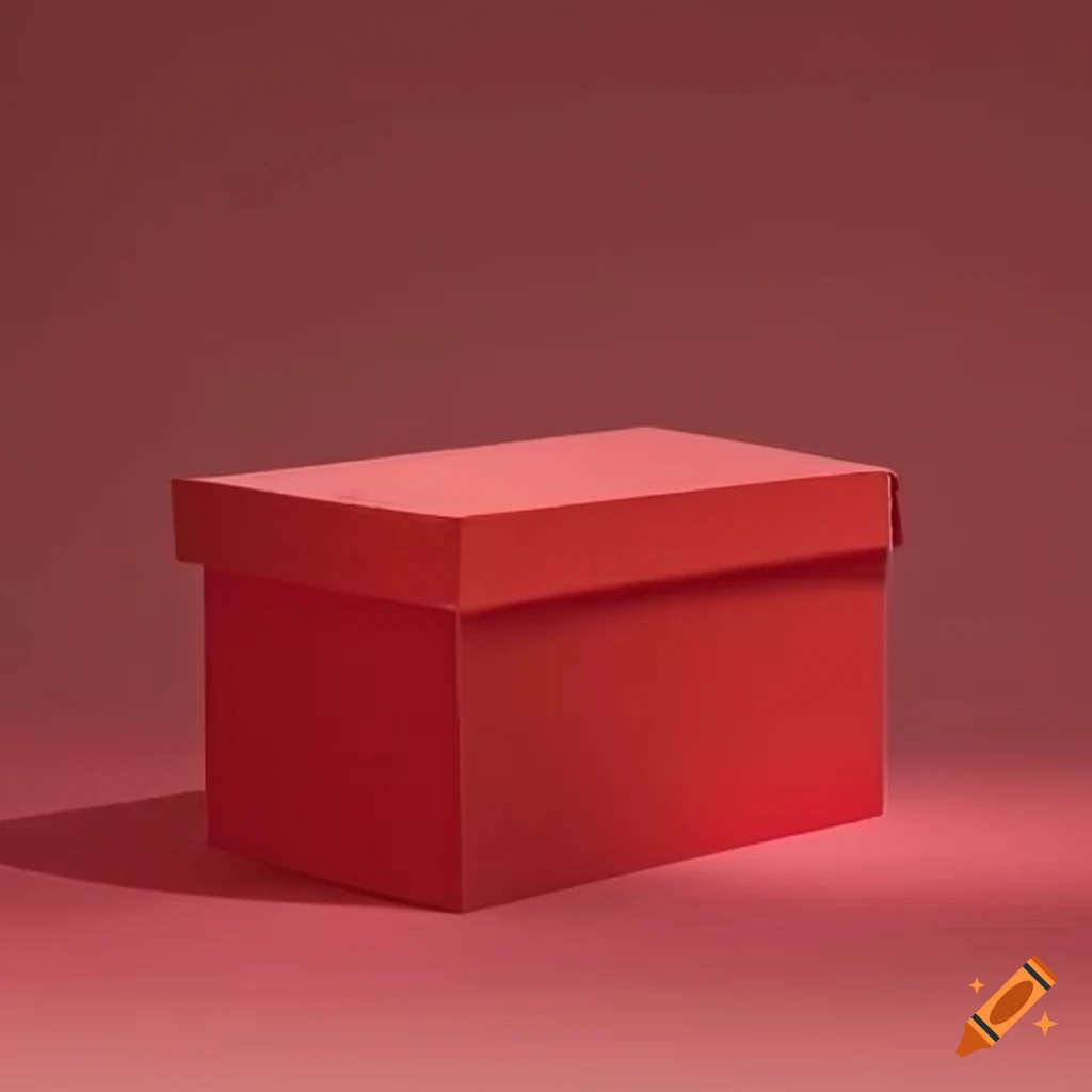 Large Red Shoe Box On Craiyon