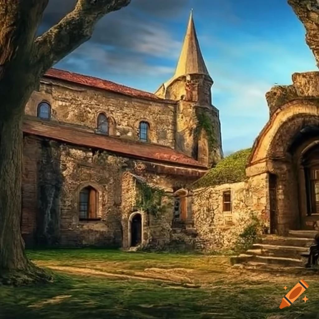imagen de una villa medieval fortificada