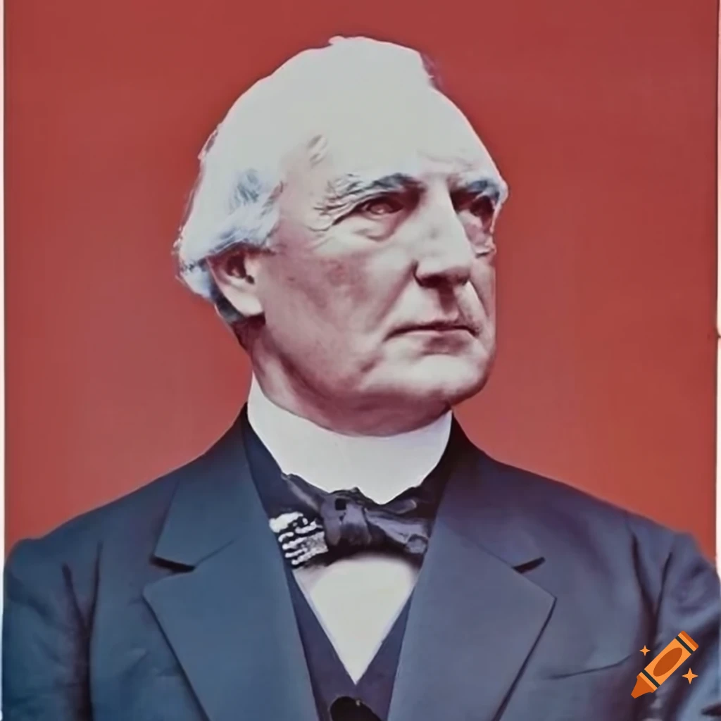 colorful patriotic campaign poster for Warren Harding
