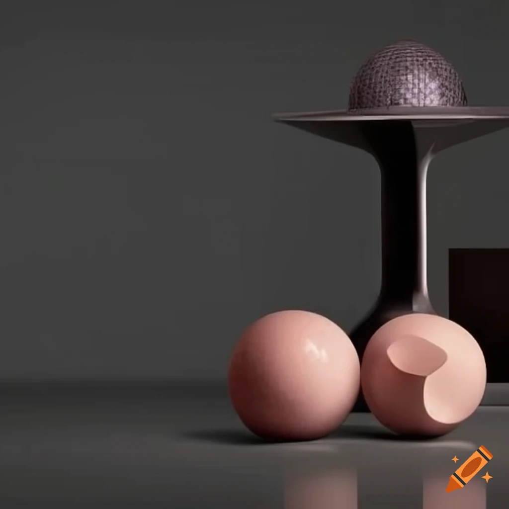 Shell-shaped bench design on Craiyon