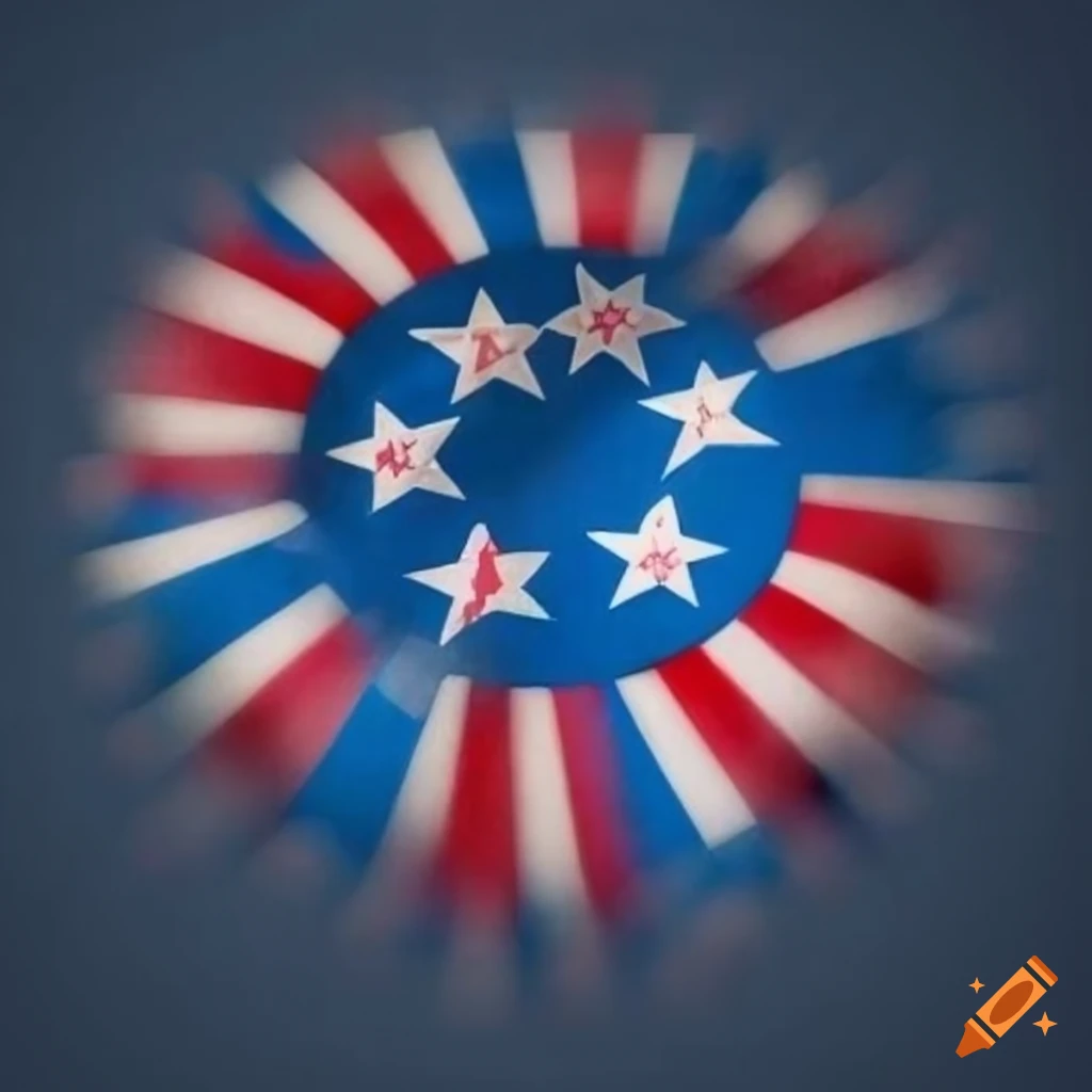 Patriotic campaign poster for president martin van buren on Craiyon