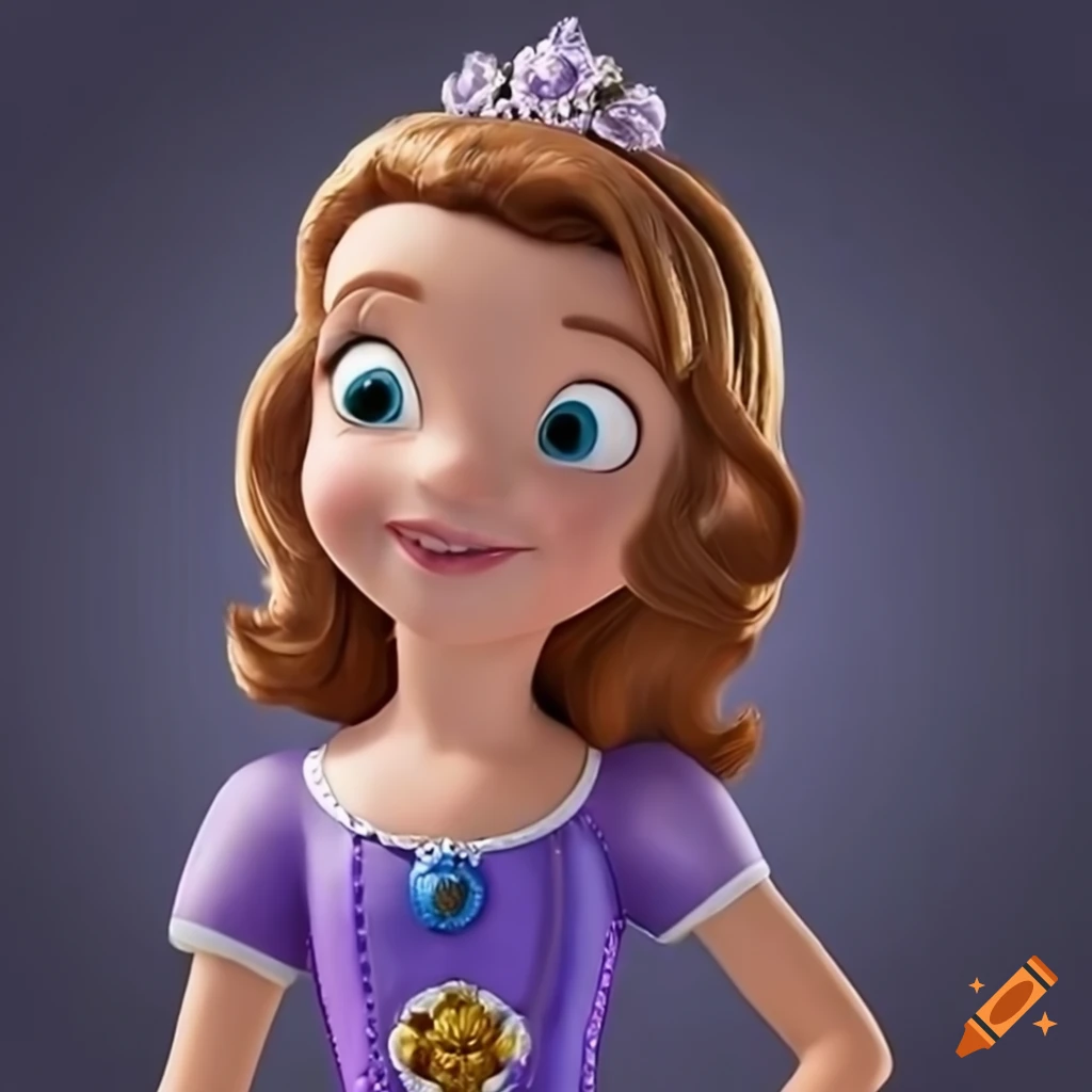 portrait of a beautiful woman with Disney-Pixar style