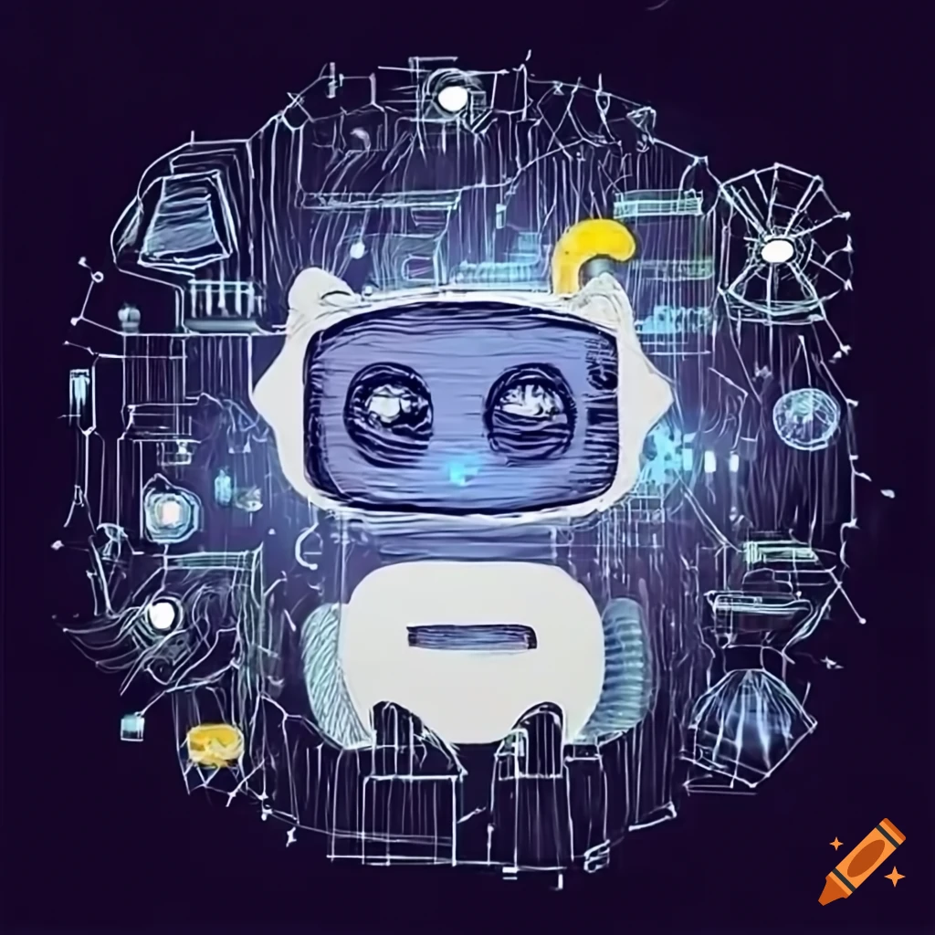digital interface interacting with an advanced chatbot