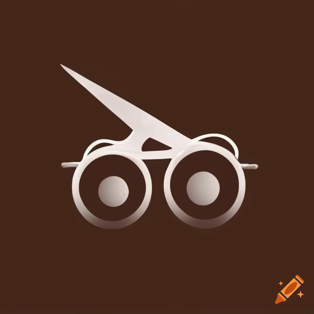 logo for a mobile beauty salon with scissors