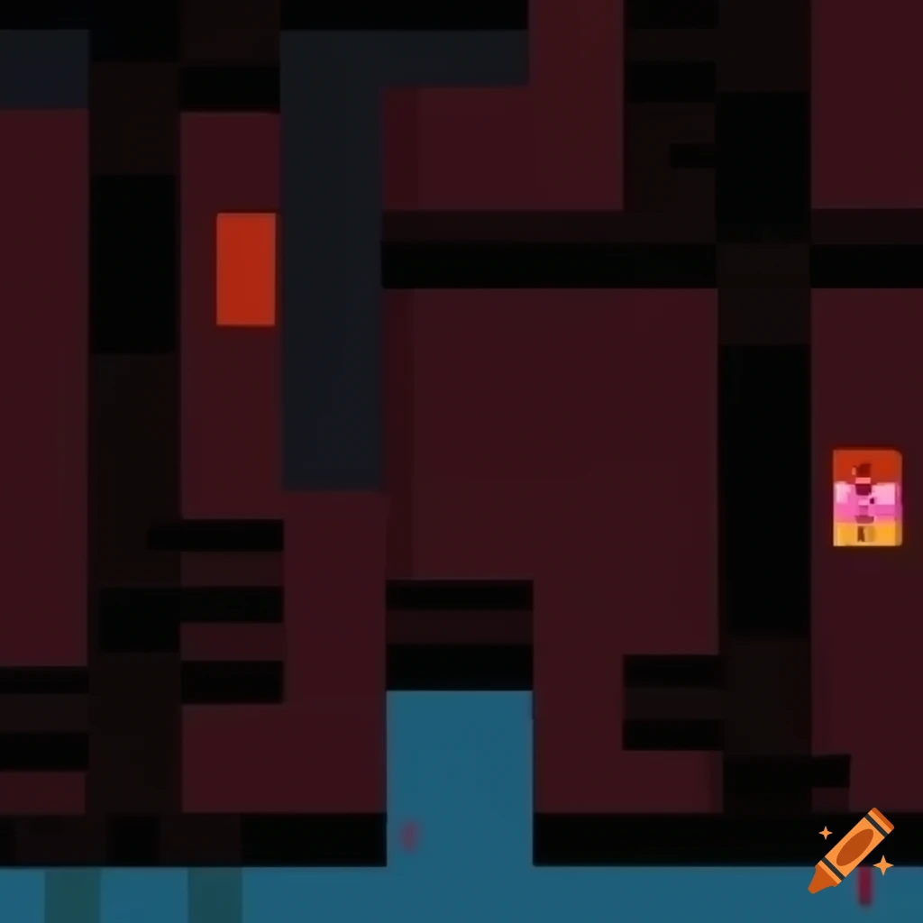 Abstract pixel art design on Craiyon