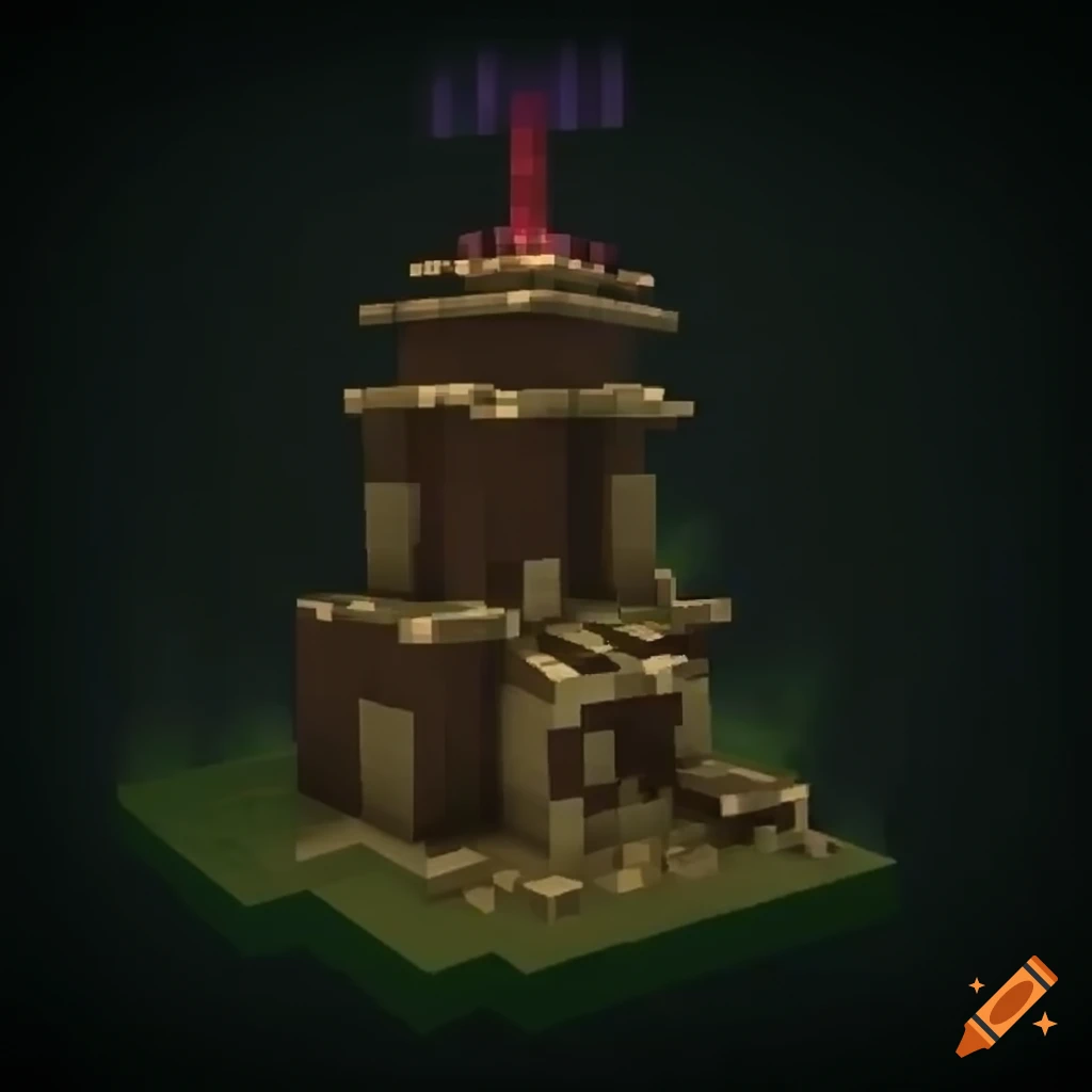 Minecraft portfolio on craiyon