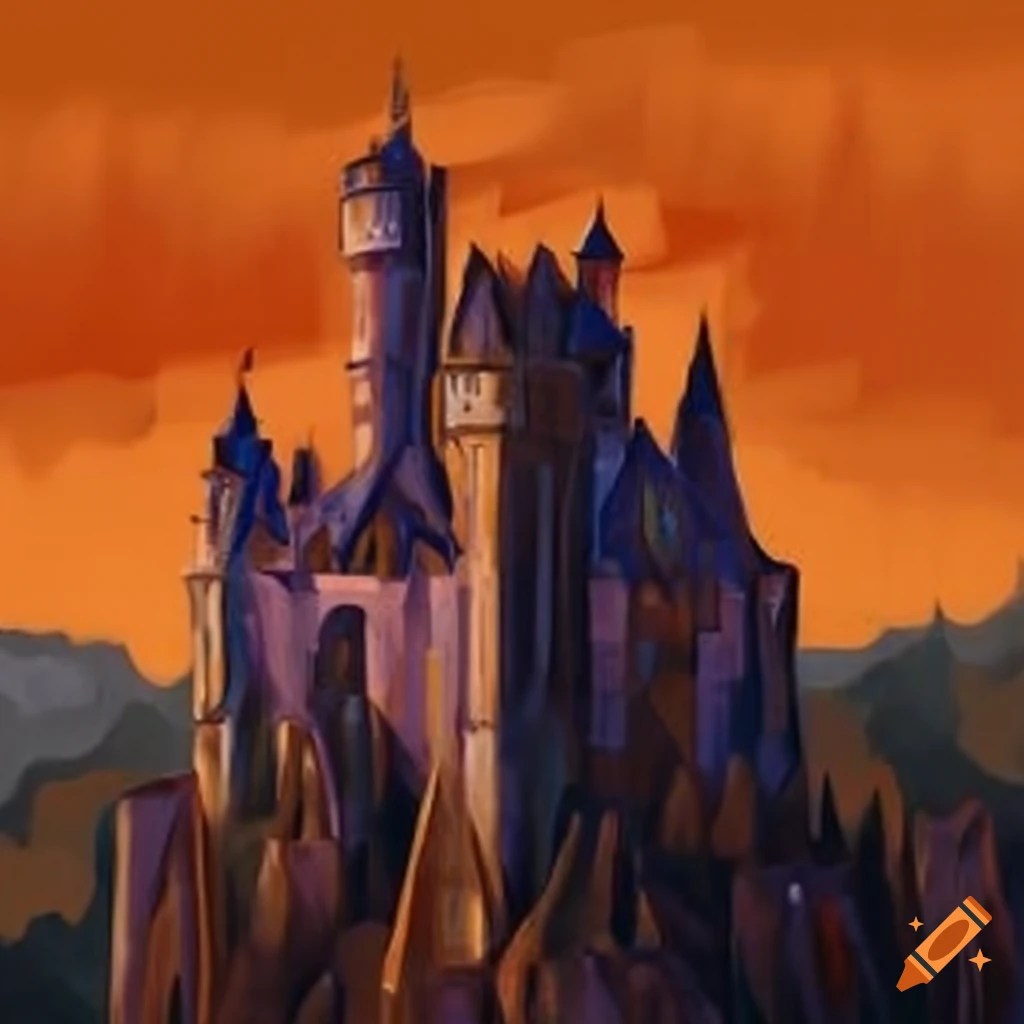 Meticulously Crafted Castle On Craiyon