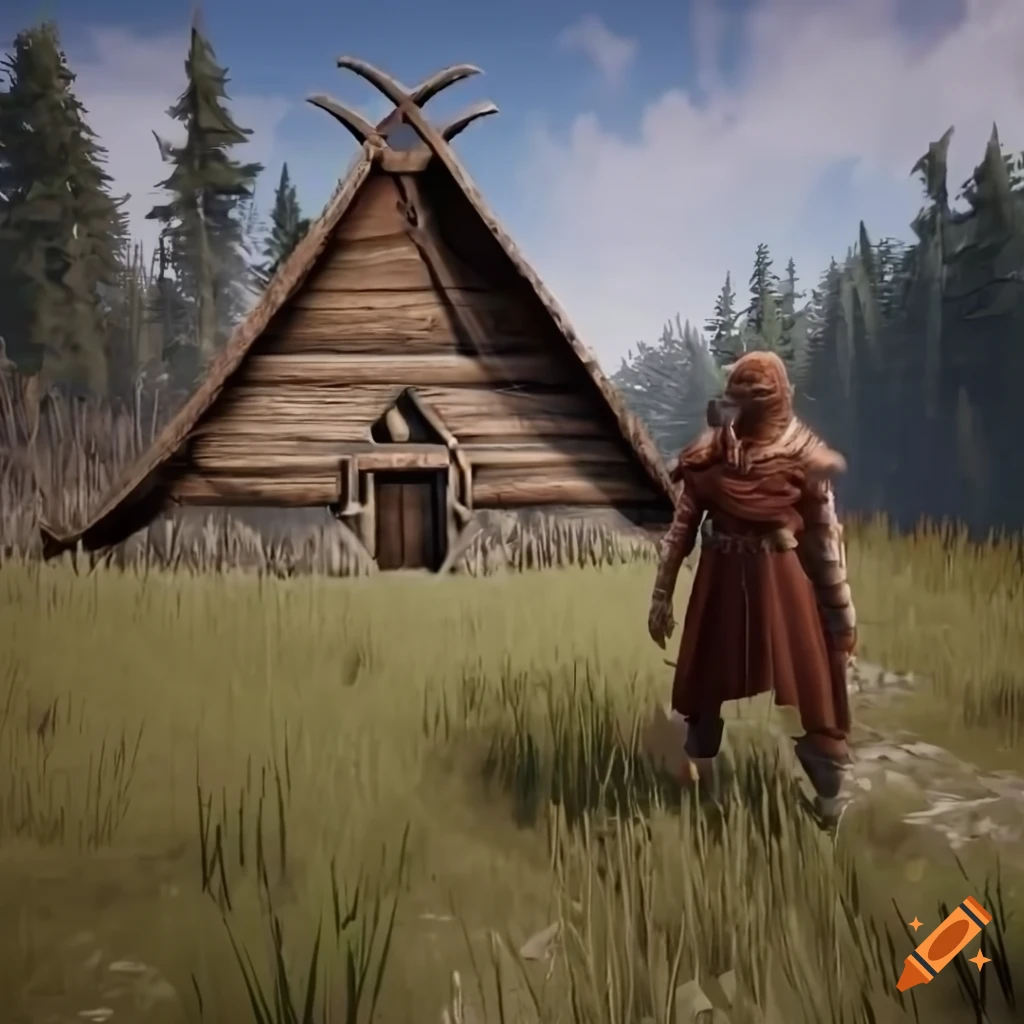 Unreal engine 5 elf warrior in a taiga forest on craiyon