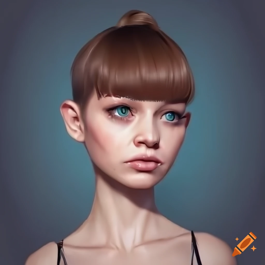 studio-portrait-of-a-young-woman-with-short-brown-hair-and-turquoise