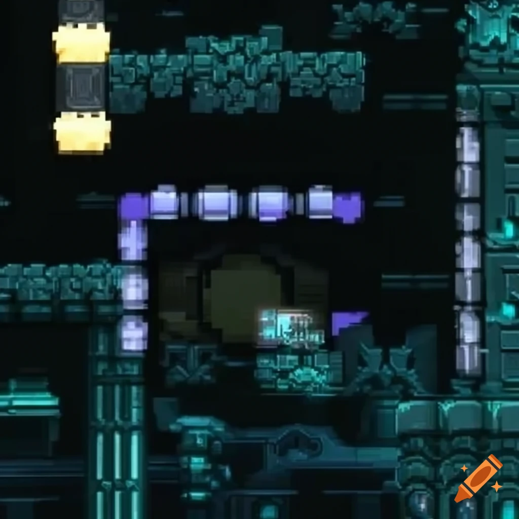tiles from Metroid Zero Mission game