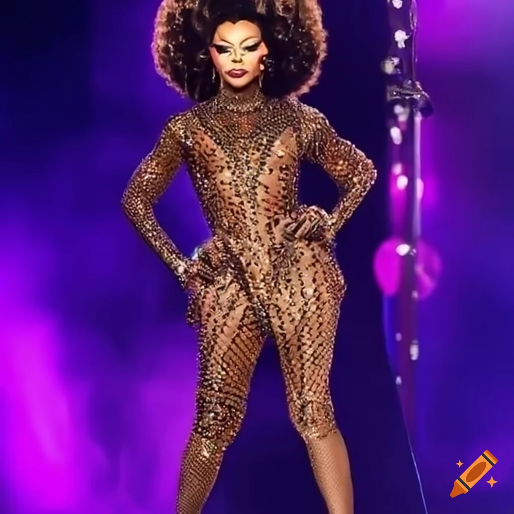 Drag Queen In Stunning Outfit At Rupauls Drag Race Finale
