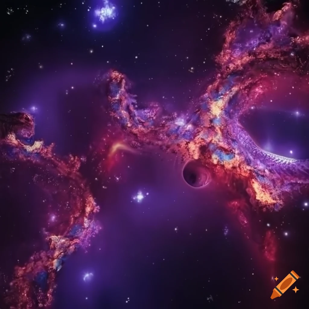fractal art of a mesmerizing galaxy pattern