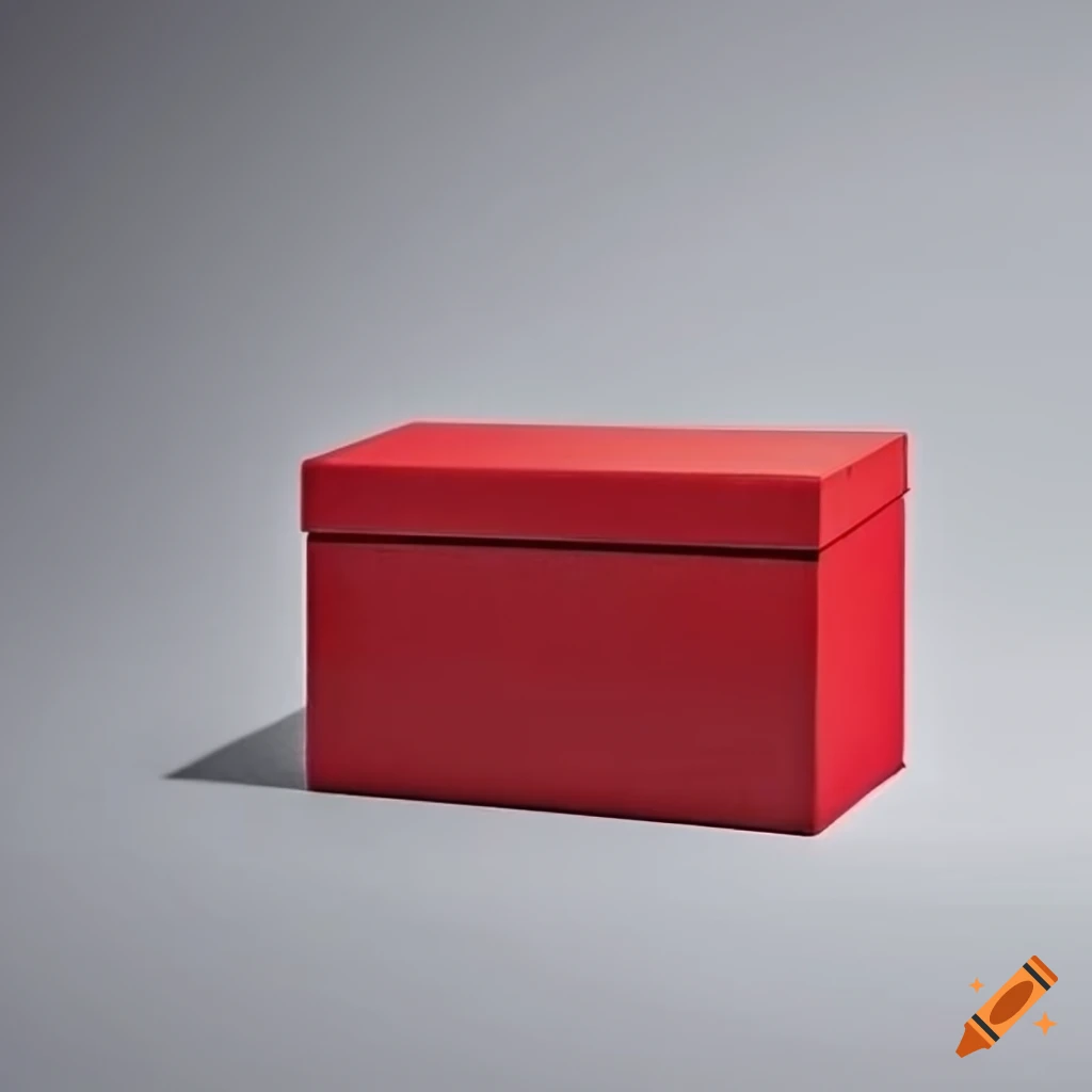 Red shoe box on Craiyon